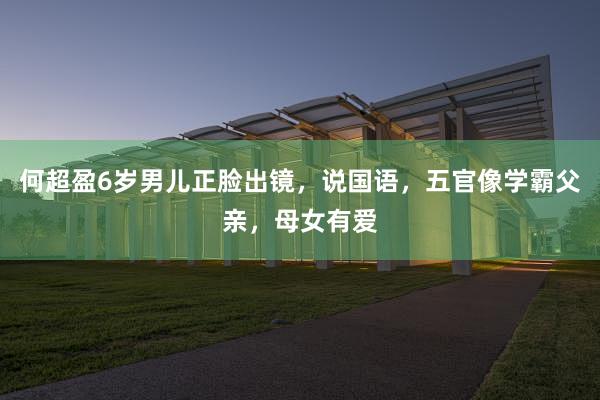 何超盈6岁男儿正脸出镜，说国语，五官像学霸父亲，母女有爱